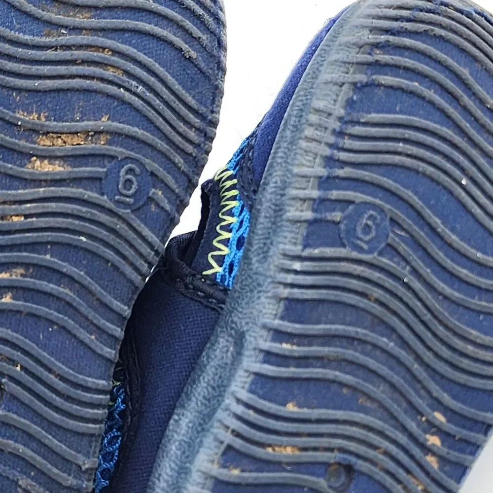 Old Navy Kids Hydro Sport Mesh Slip On Water Shoes Navy Blue Toddler's Size 6